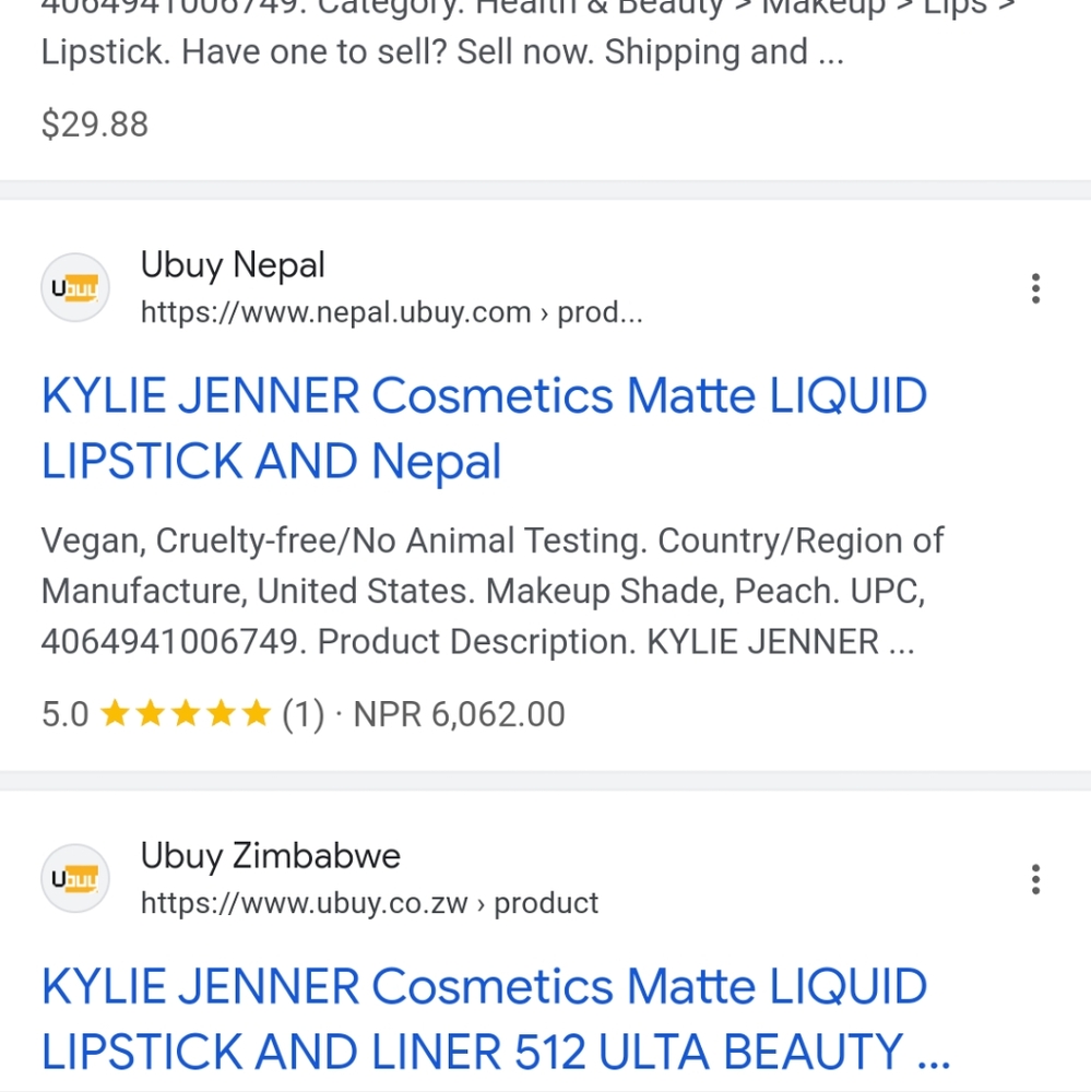 NWT KYLIE JENNER LIPSTICK AND LIP LINER SET - Picture 4 of 9